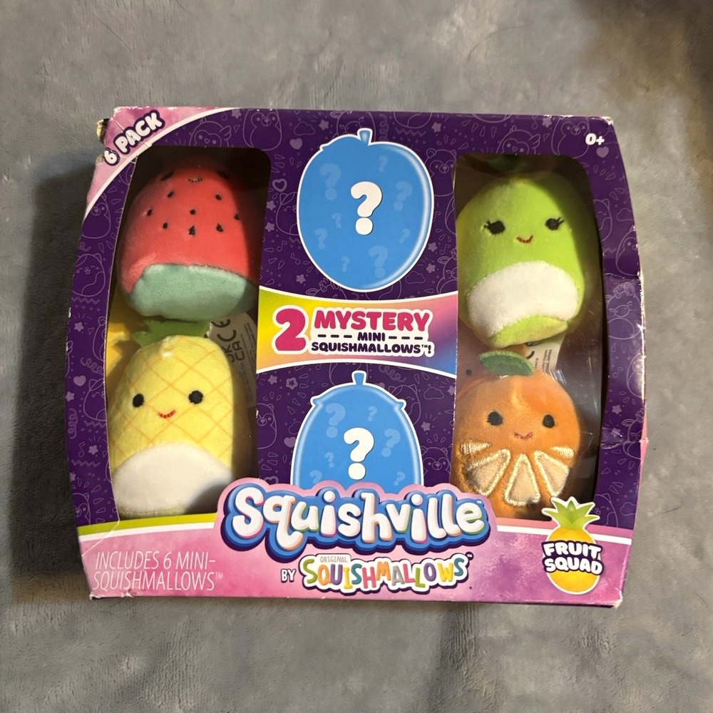 Squishmallows Squishville Fruit Squad 2 Mystery Mini Plush Multicolor SQS0314